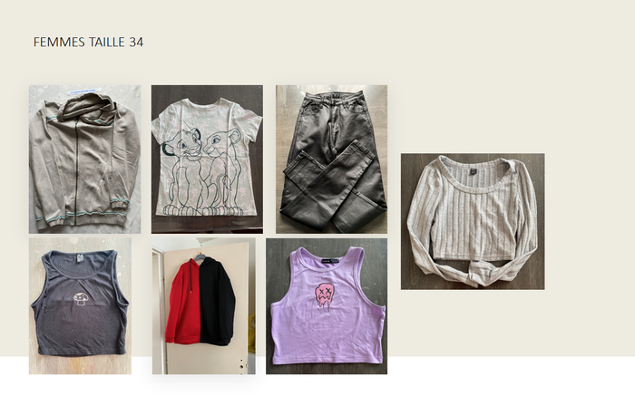 Lot de vêtements Femme 34/XS