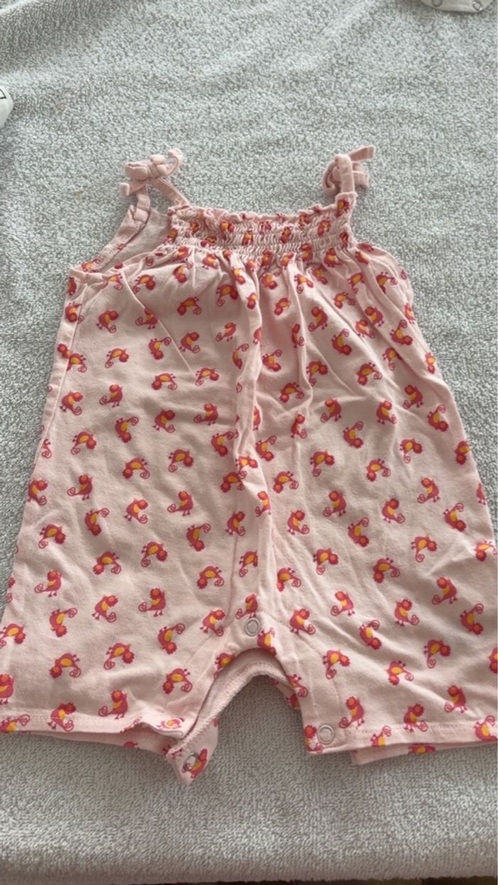 Combi short bébé