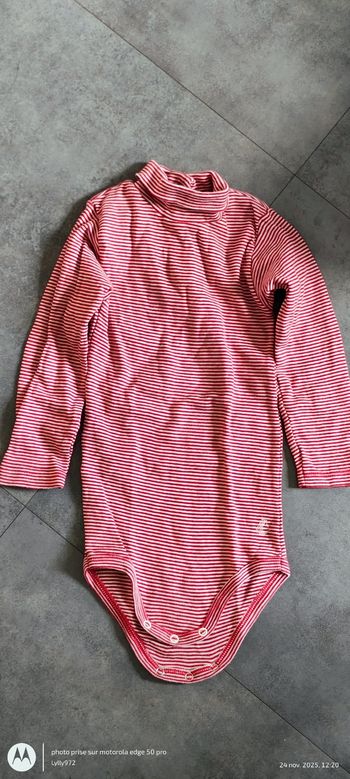 Body col roulé +manches longues