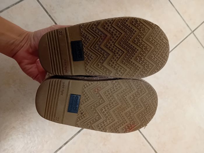 Bottines marron pailletté t.22 - photo numéro 5