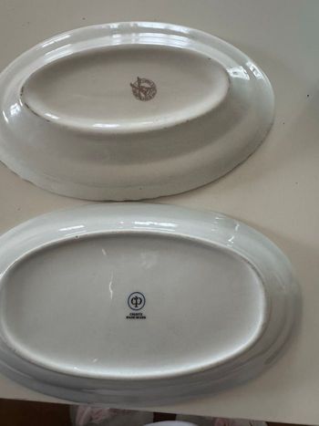 Lot de 2 minis plats dont 1 moulin des loups 