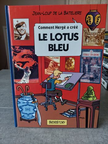 Comment herge à créé le lotus bleu