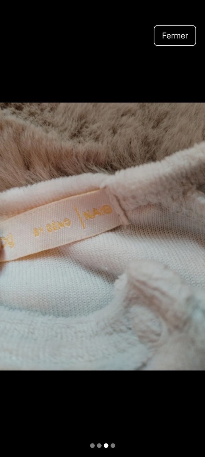 Pyjama chaud bébé fille naissance – velours doux, très bon état - photo numéro 3
