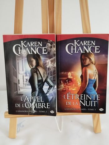 Lot des tomes 2 et 3 de la saga Cassandra Palmer Karen Chance