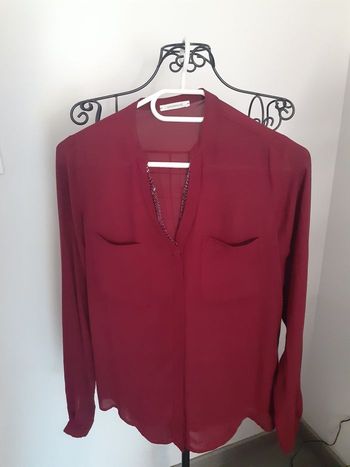 Blouse bordeaux 36 Promod 