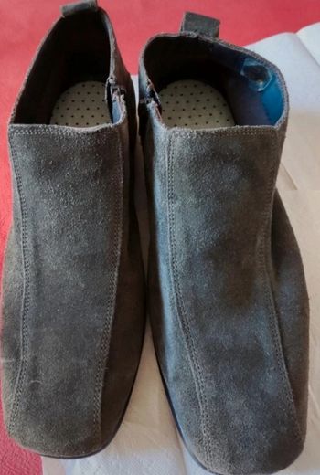 Bottines femme cuir kaki taille 39