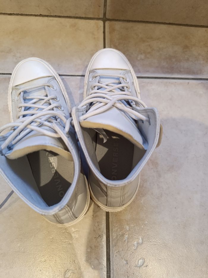 Baskets converse all star bleu ciel taille 38 - photo numéro 6