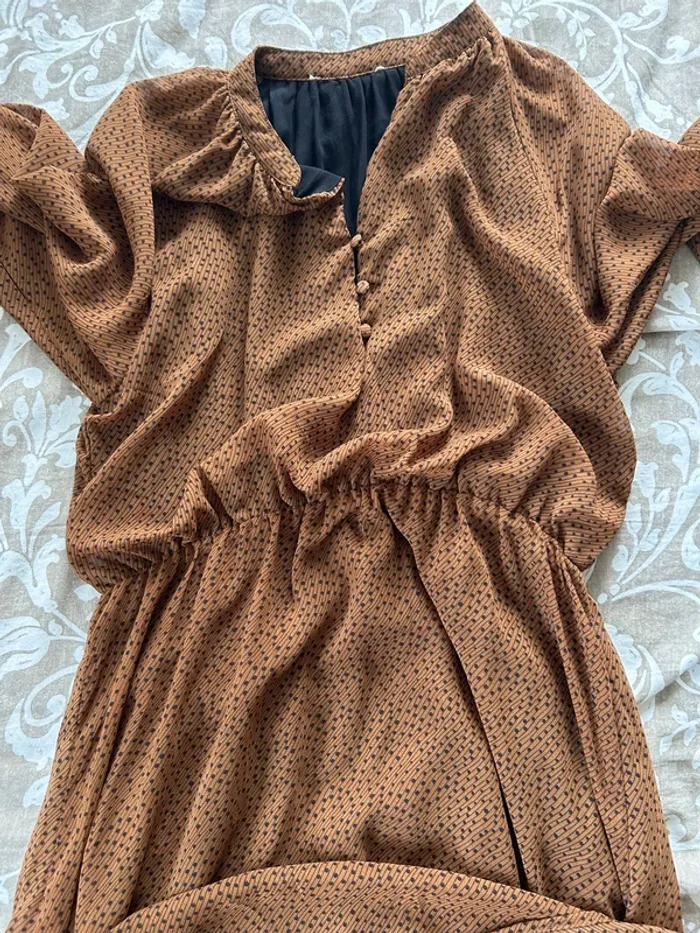 Robe longue marron - photo numéro 3