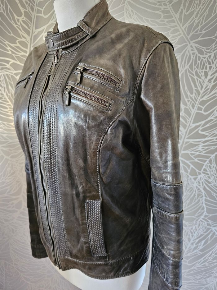 Veste cullister taille M en 100 % cuir d agneau - photo numéro 2