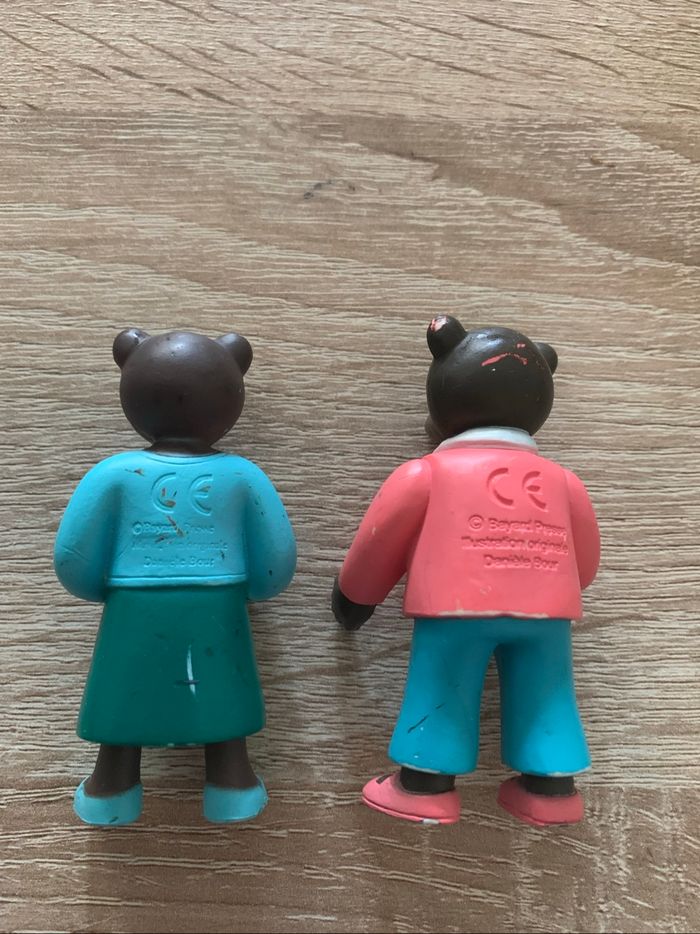 7 figurines petit ours brun  à l’école - photo numéro 5