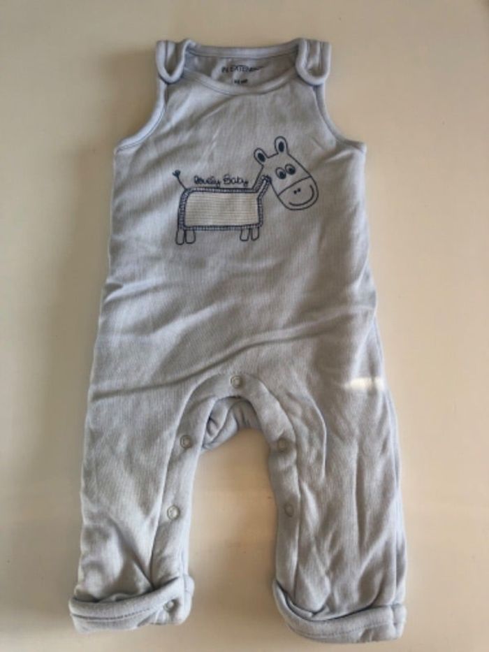 Salopette bébé bleu clair Lovely baby 3M