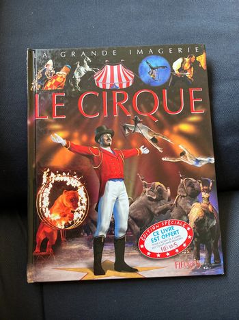 Livre pour enfants la grande imagerie fleurus le cirque