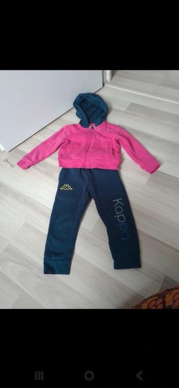 Jogging kappa rose taille 3 ans
