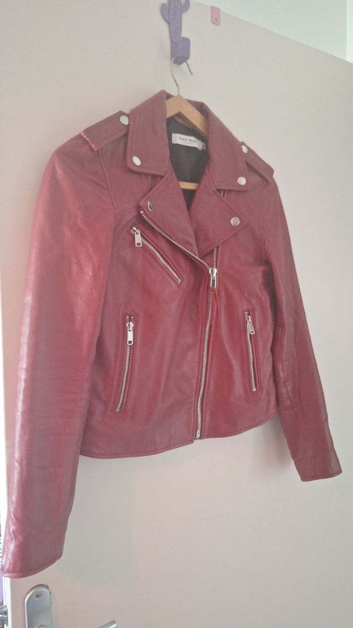 Perfecto cuir véritable Naf Naf