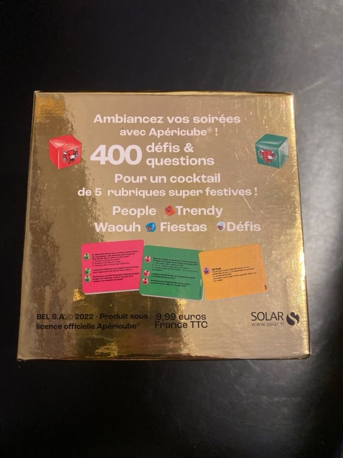 Jeux apericube 2 Solar éditions - photo numéro 4