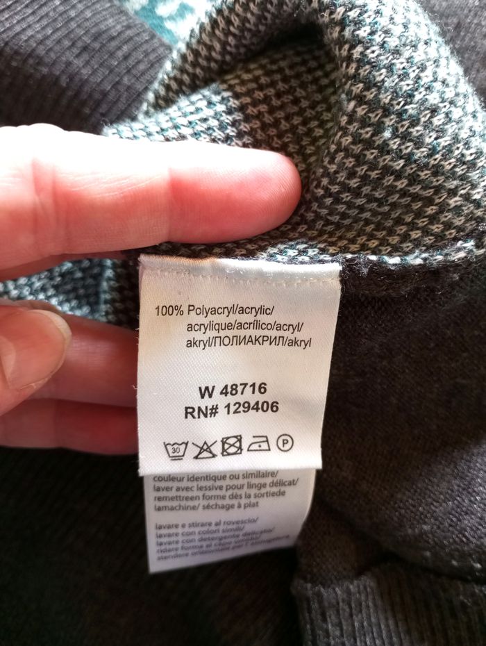 🌸pull col rond, taille 42 - photo numéro 5