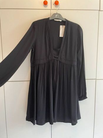Robe noire oversize camaïeu taille xs