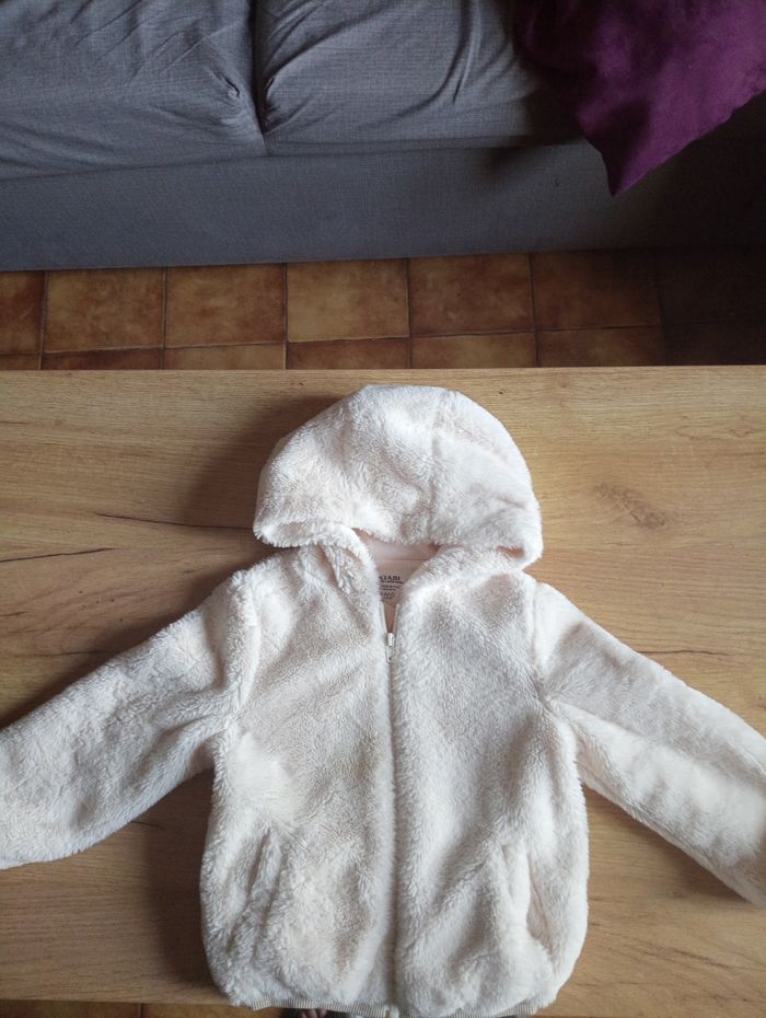 Veste peluche fille