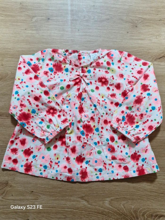 Tunique bébé fille 6 mois – motifs colorés