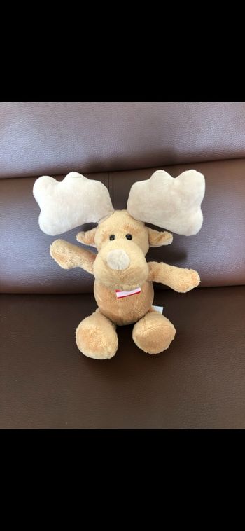 Peluche cerf kinder neuf