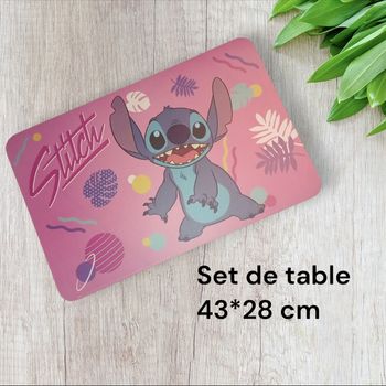Set de table stitch disney