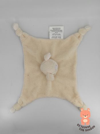 Doudou Plat Koala crème Babou