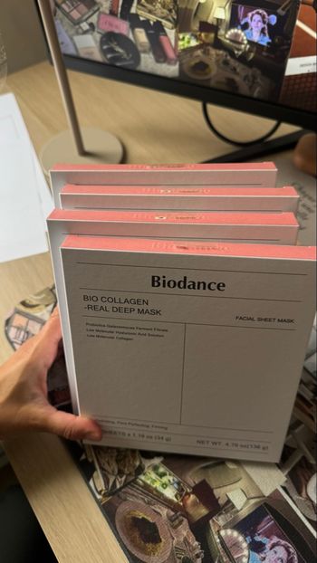 Lot 4x4 Biodance masques au Collagen 