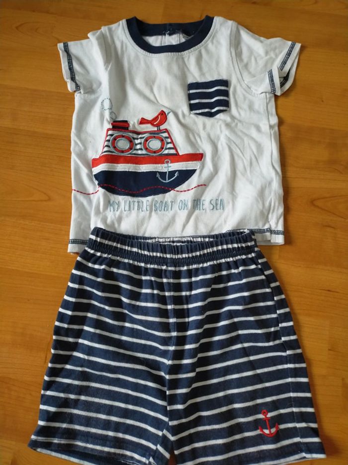 Ensemble marinière 24 mois