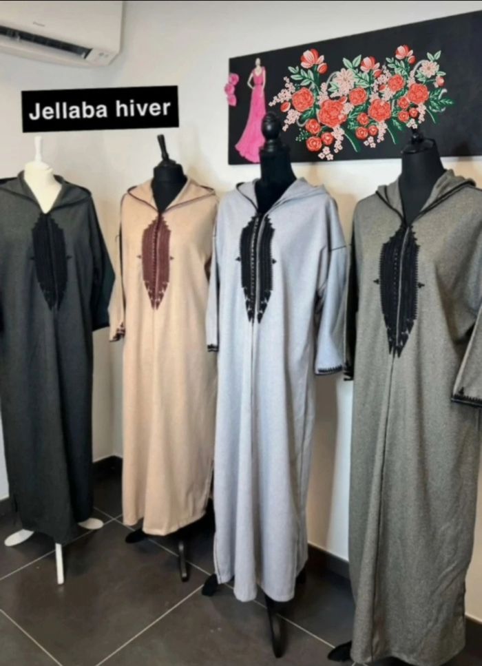 Jellaba marocaine pour l'hiver