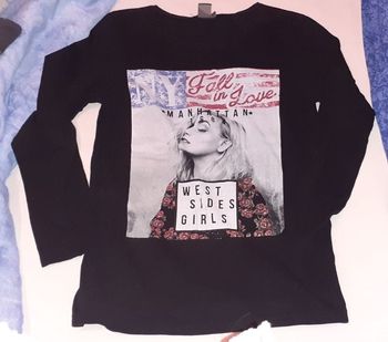 T-shirt fille 14 ans manches longues