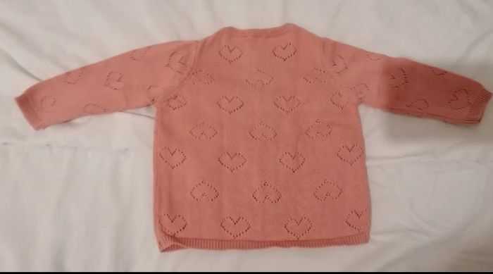 Gilet d'été rose/abricot fille 3 mois - photo numéro 2