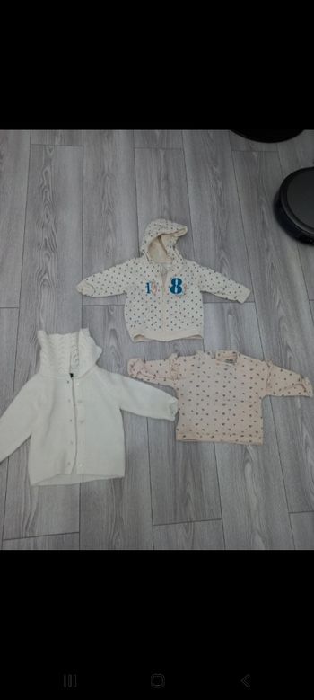 Ensemble pull veste sweat