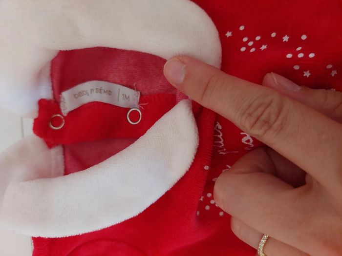 Grenouillère fille Noël 1 mois - photo numéro 4