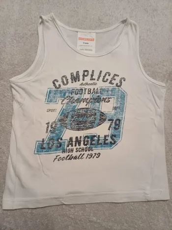 Débardeur tee-shirt Complices 5 ans (réf perso V1)(familleac72)