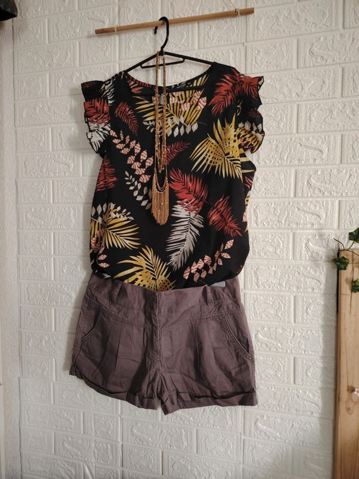 Ensemble short et top tropical