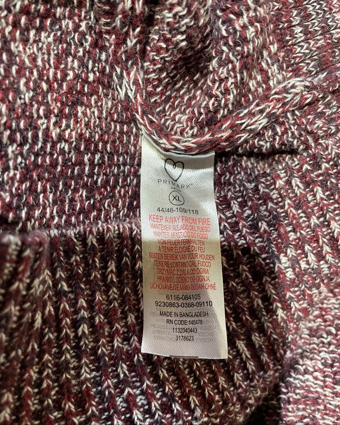 Pull d’hiver Primark Bordeaux Homme taille XL Primark - photo numéro 5