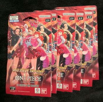 One Piece EB-03 Héroïnes Lot de 6 Boosters sous Blisters