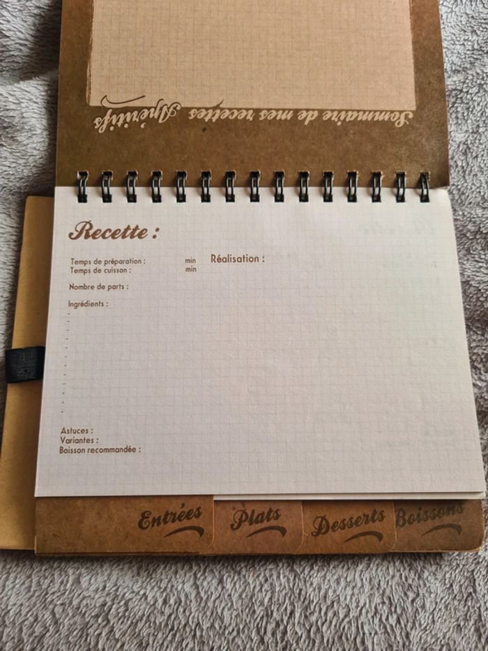 Carnet pour noter ses recettes - photo numéro 3