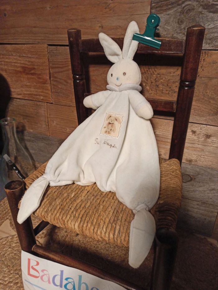 Doudou petit lapun Nounours tbe - photo numéro 3