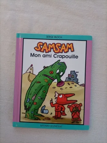 Livre Samsam : Mon ami Crapouille