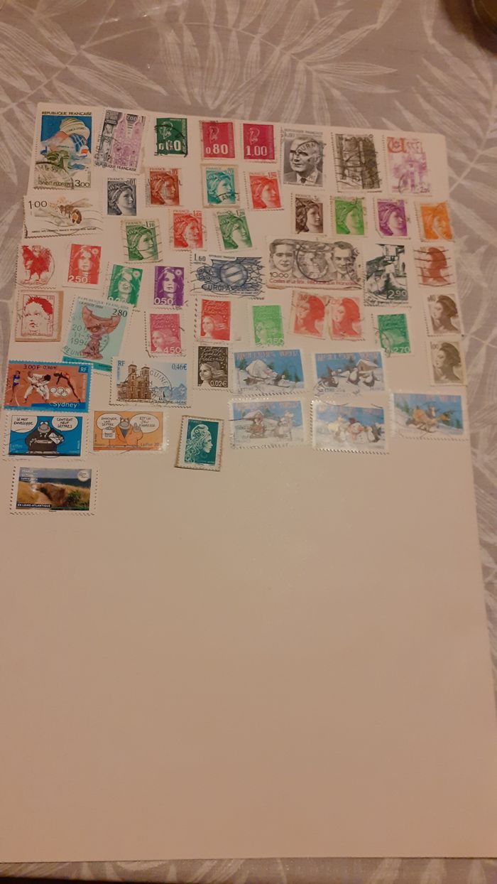 Lot de 149 timbres français - photo numéro 2