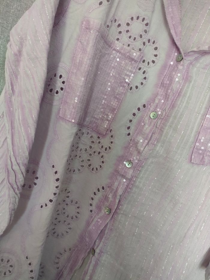 Chemise lilas - photo numéro 2