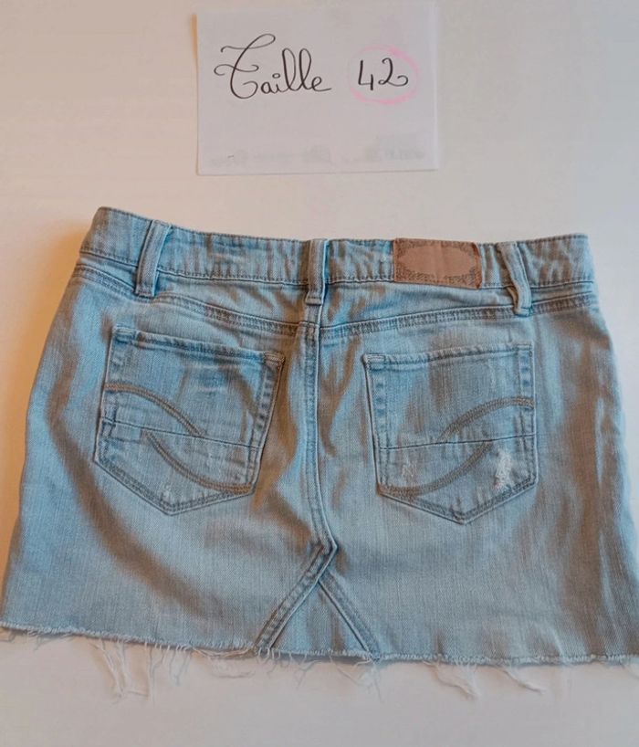 Jupe en jean Pimkie taille 42 en très bon état - photo numéro 4