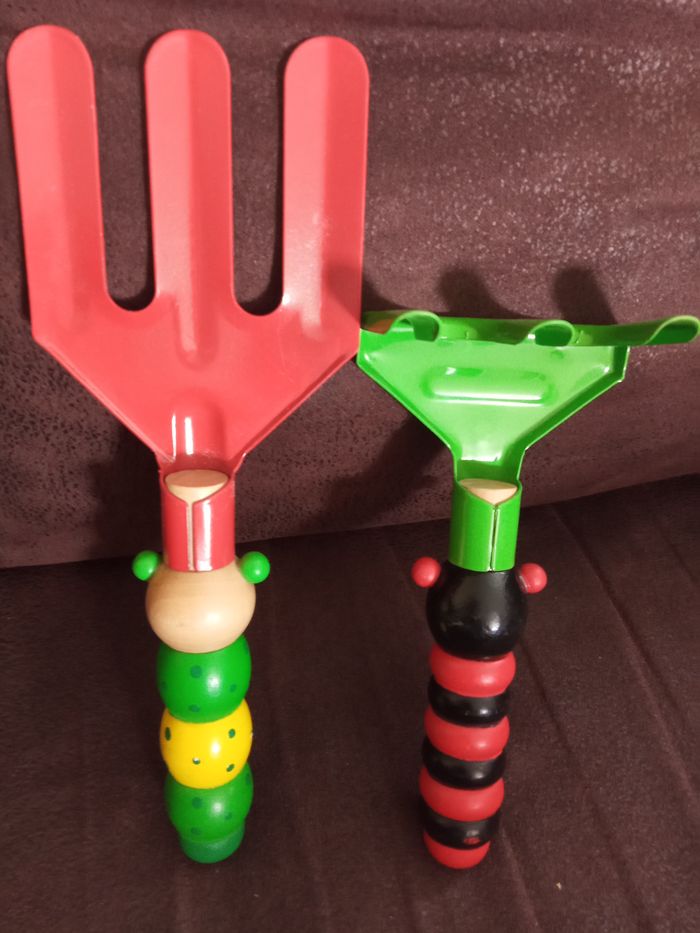2 petits Outils de Jardinage pour Enfants - photo numéro 3