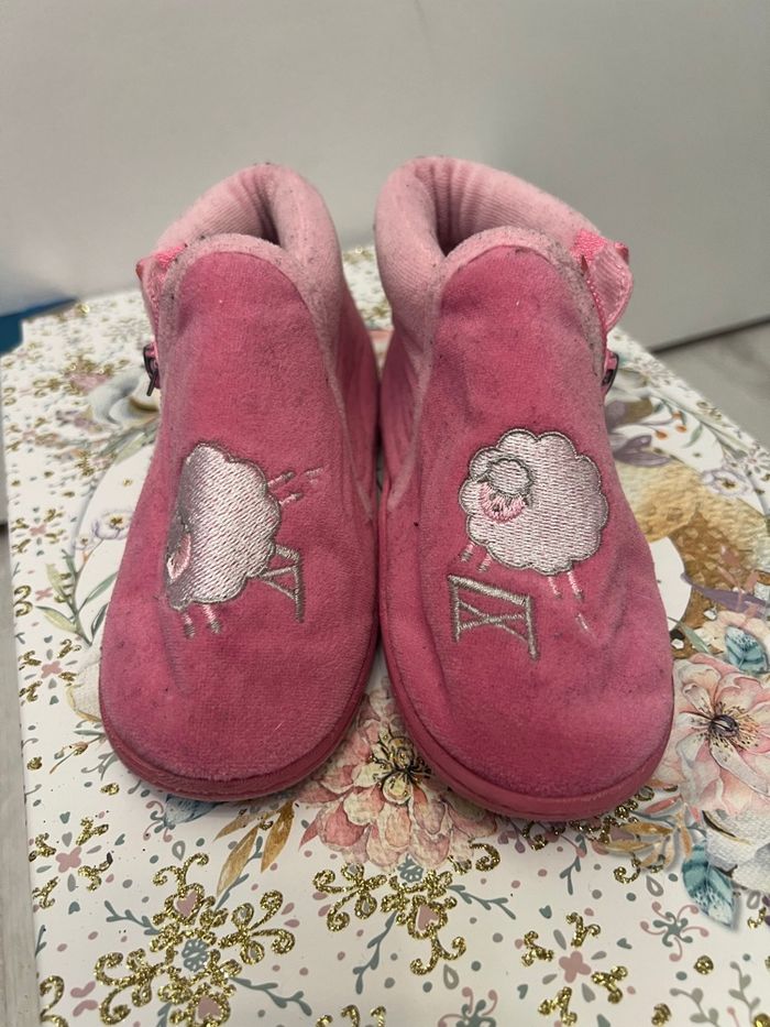 Chausson fille  isotoner rose taille  27