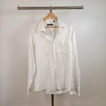 Chemise blanche Enzo di Milano homme coupe droite taille XL A840