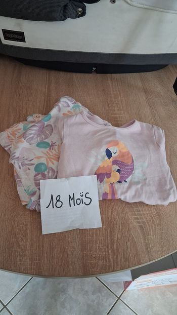 Lot pyjamas 18 mois