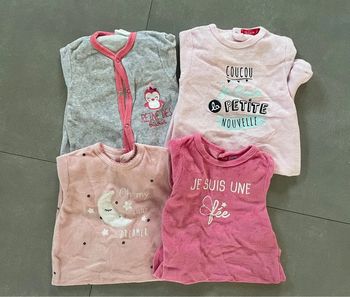 Lot 4 pyjamas BBF - 6mois