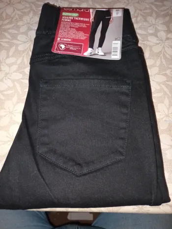 Pantalon jegging femme thermique taille 40