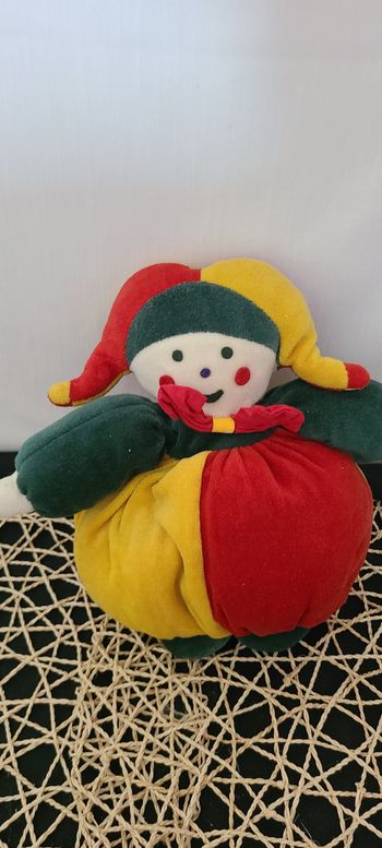 Peluche Clown Multicolore Vintage
